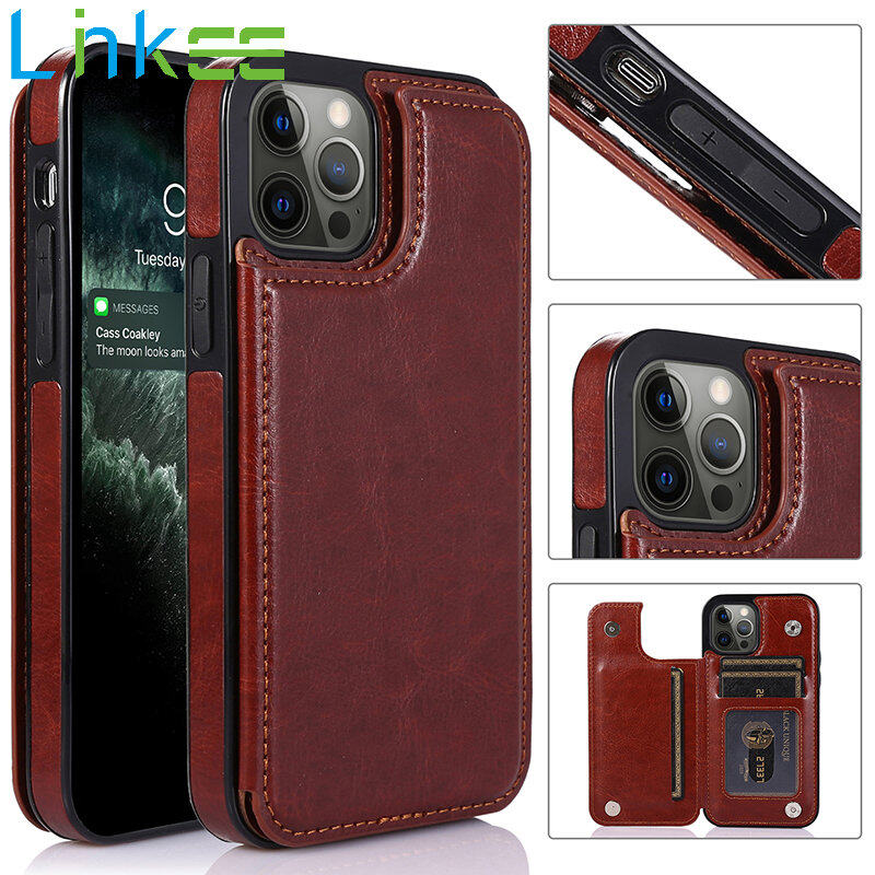 For Apple iPhone 15 14 13 12 11 XR X XS Pro Max Mini 8 7 6 Plus SE 2020 Phone Case, Flip Leather Wallet Card Holder Cover
