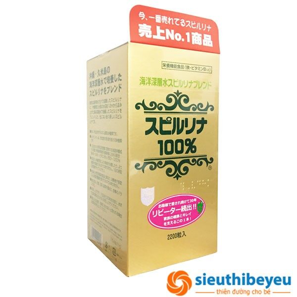 Tảo xoắn 2200 viên nhật date 7-2024