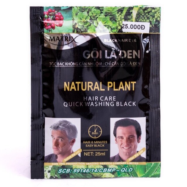 Combo2 Gói Matrix gội là đen 25ml