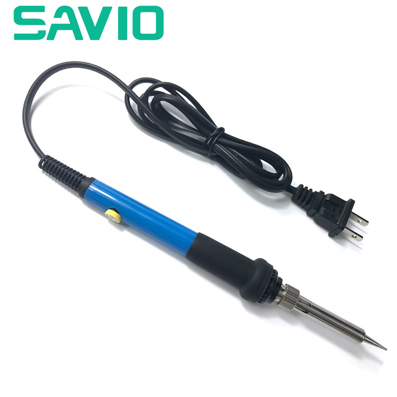 [Hàng Có Sẵn] SAVIO Mỏ Hàn Mini Mỏ Hàn Điện Điều Chỉnh Nhiệt Độ Trạm Làm Lại Mỏ Hàn Nhiệt Cầm Tay Mini Dụng Cụ Sửa Chữa Hàn 60W