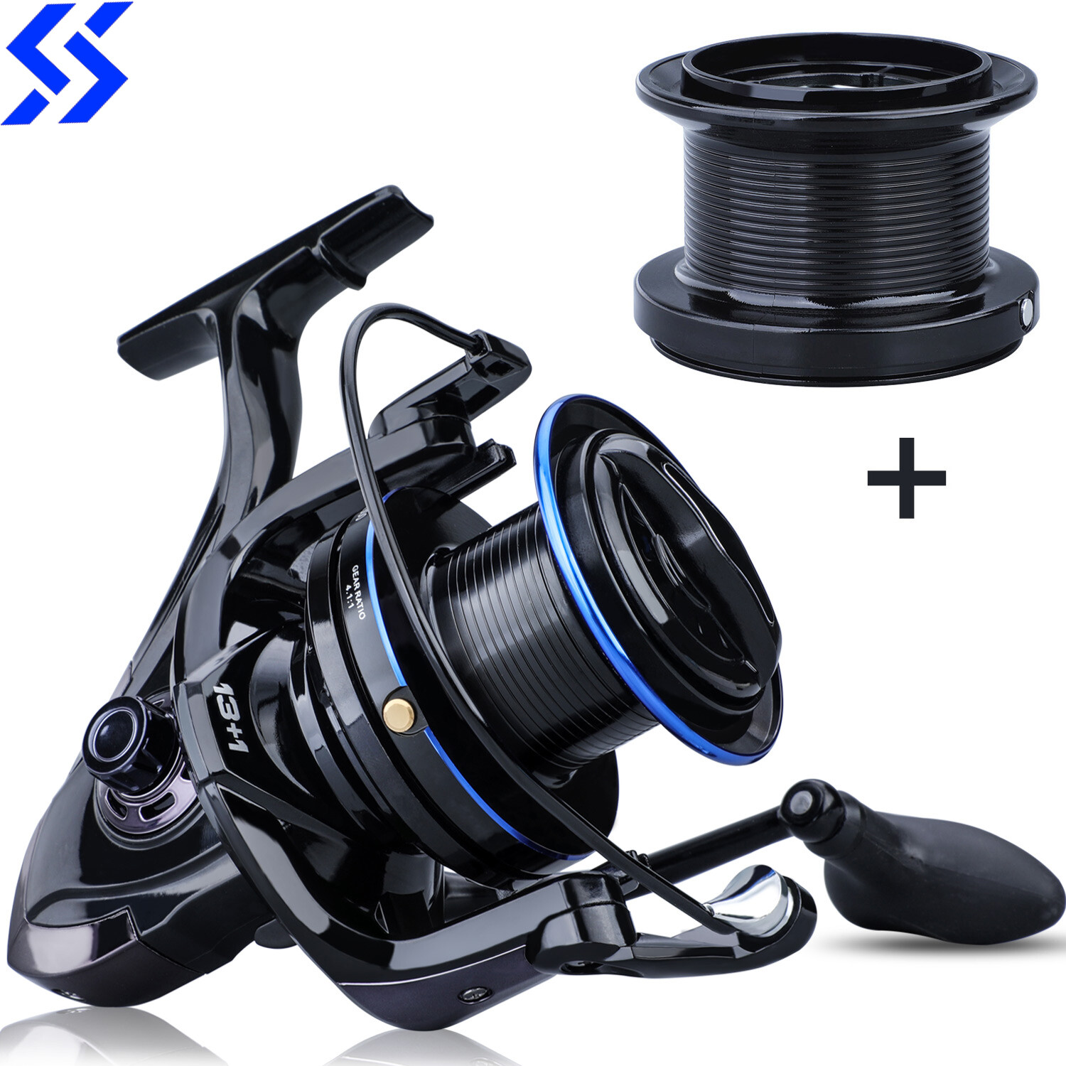 Dòng Cao Công Suất 8000-10000 Loạt 14BB 4.1 ： 1 Tỷ Số Truyền Reel Máy Câu Cá Lướt Sóng Có Thể Thay Thế Bằng Tay Trái/Phải, Máy Câu Cá Biển Trò Chơi Lớn