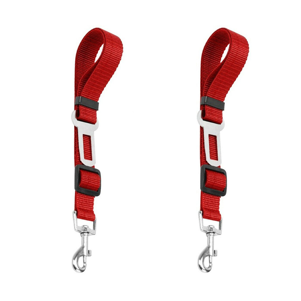 2Pcs Chó mèo đai an toàn Xe Xe Dây Đeo Khai Thác Dây Đeo Vật Nuôi Cung Cấp Thời Trang