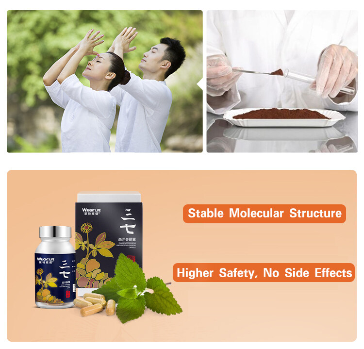 Wright Life Panax NotoginsengAmerican Ginseng Capsules Heart and Blood