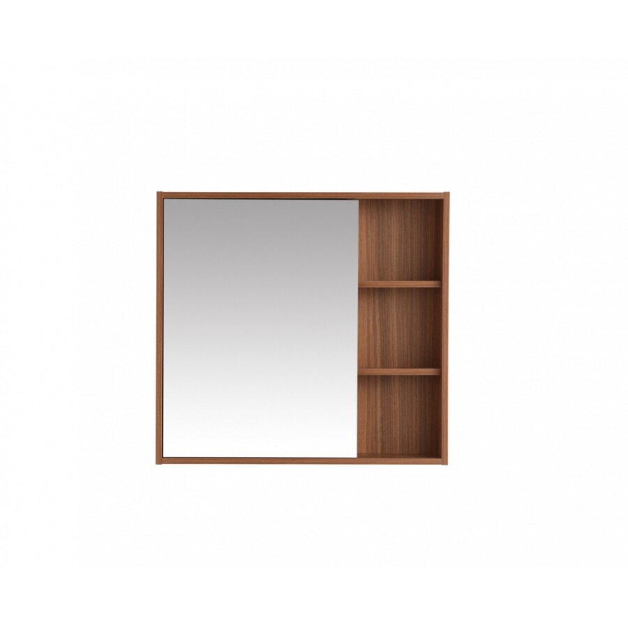 Global House Verno ตู้กระจกแขวนผนััง รุ่น วิลลี่ 0808-80 ขนาด 75x70 ซม. สีไม้ รับประกันของเเท้ ราคา 2,748 บาท*ส่งฟรี