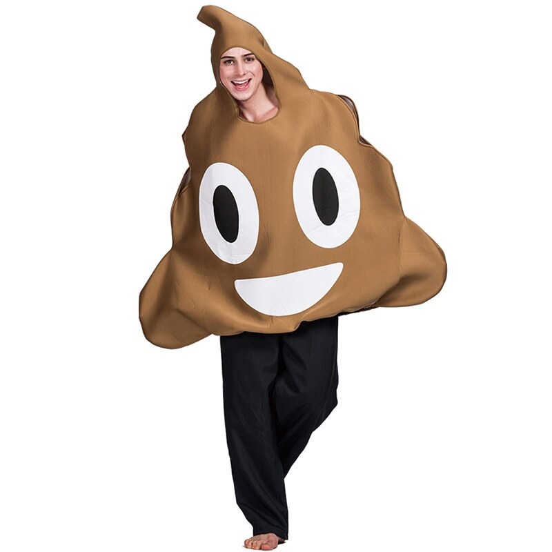 25im3889 Adult Poop Shit Costume For Boys Party Campus Activities Spoof