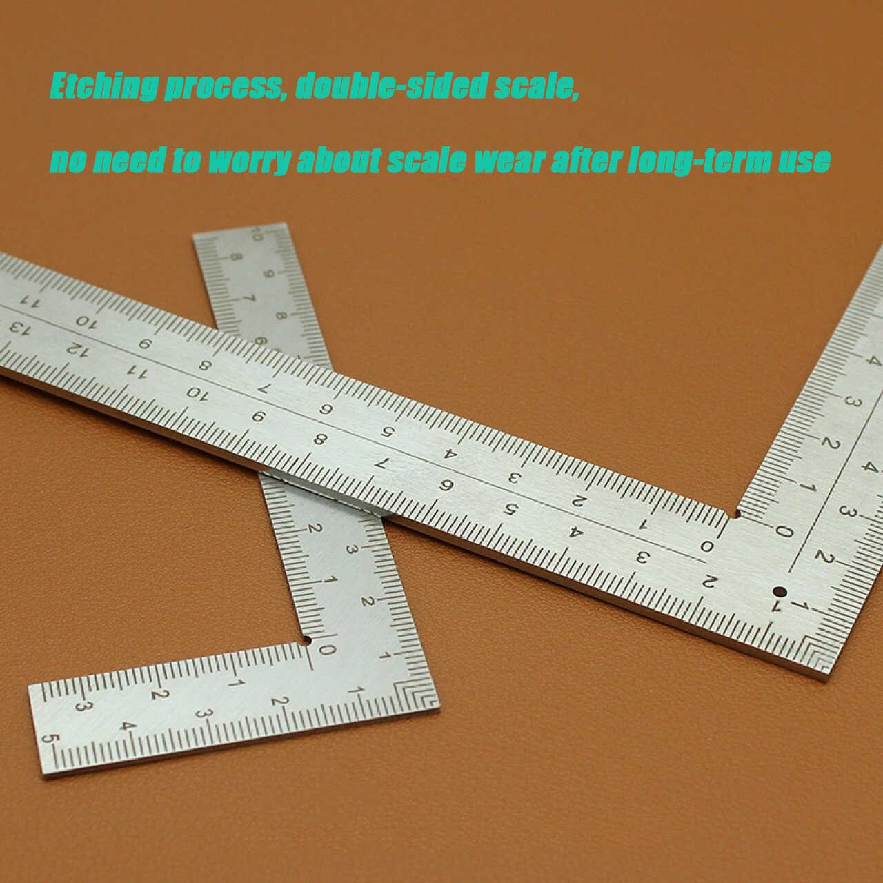 Square Tool Framing Square T Square Ruler L-shaped Steel Ruler Multi-function Thickened Corner Ruler High-precision Scale Corner Ruler