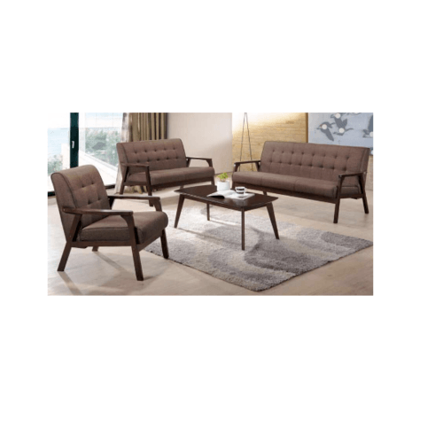 Global House Grown ชุดโซฟาโรเซสต้า (3+2+1) สีน้ำตาล รับประกันของเเท้ - ยี่ห้อ Grownics (โกรว์นิคส์) ราคา 16,900 บาท*ส่งฟรี