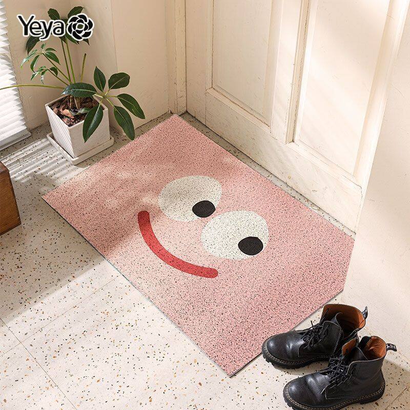The entrance silk ring floor mat can be cut, the entrance entrance door mat