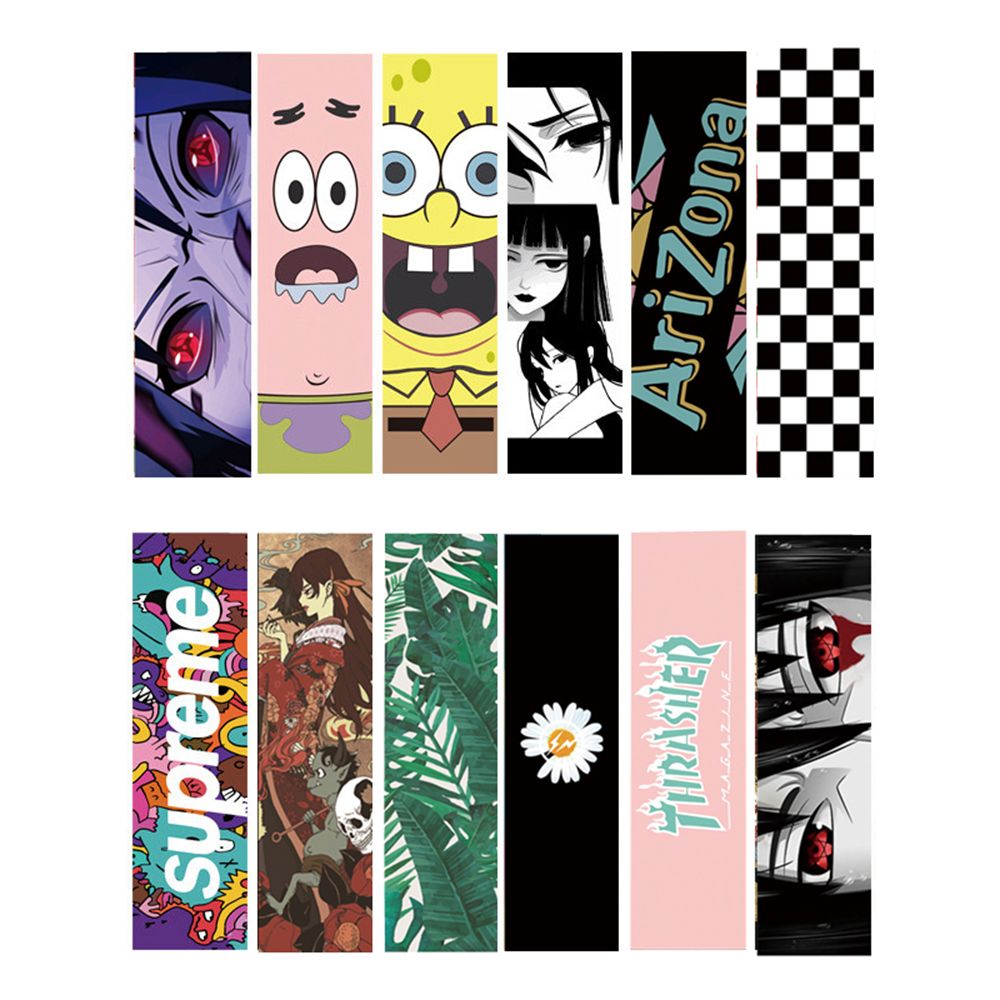 Hayle miếng dán trang trí phun kỹ thuật số double rocker 84x23cm băng dính griptape xe đạp điện giấy nhám ván trượt giấy nhám miếng dán ván trượt
