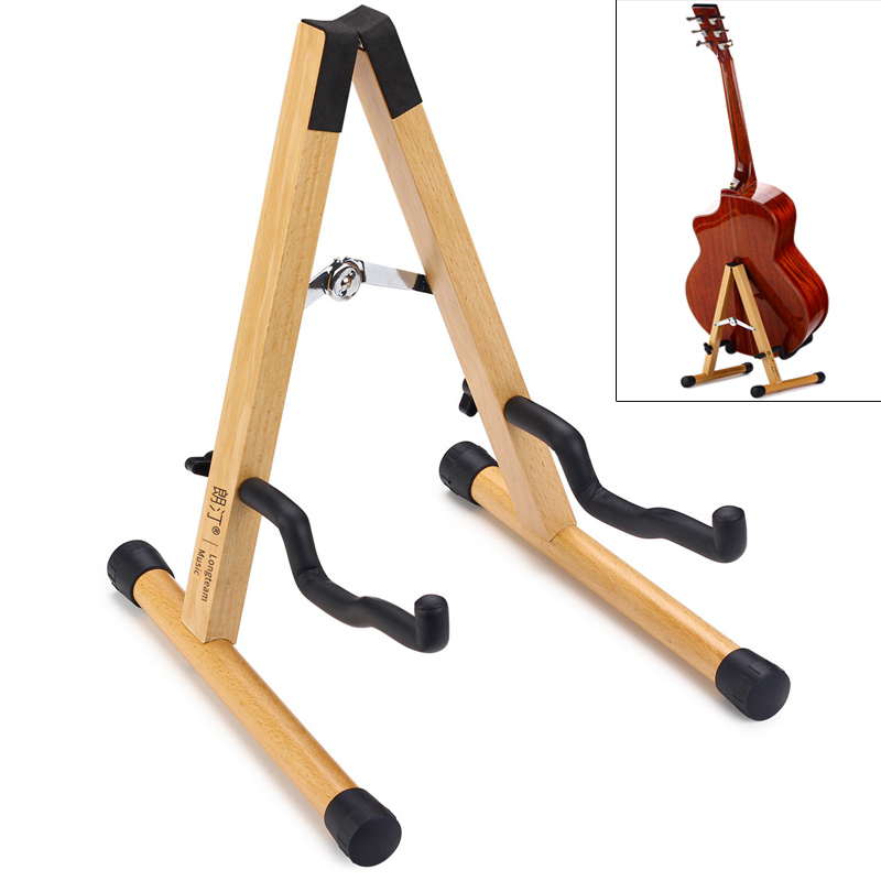 Giá đỡ sàn gấp guitar gỗ cho xe điện nhạc acoustic cổ điển guitar bass