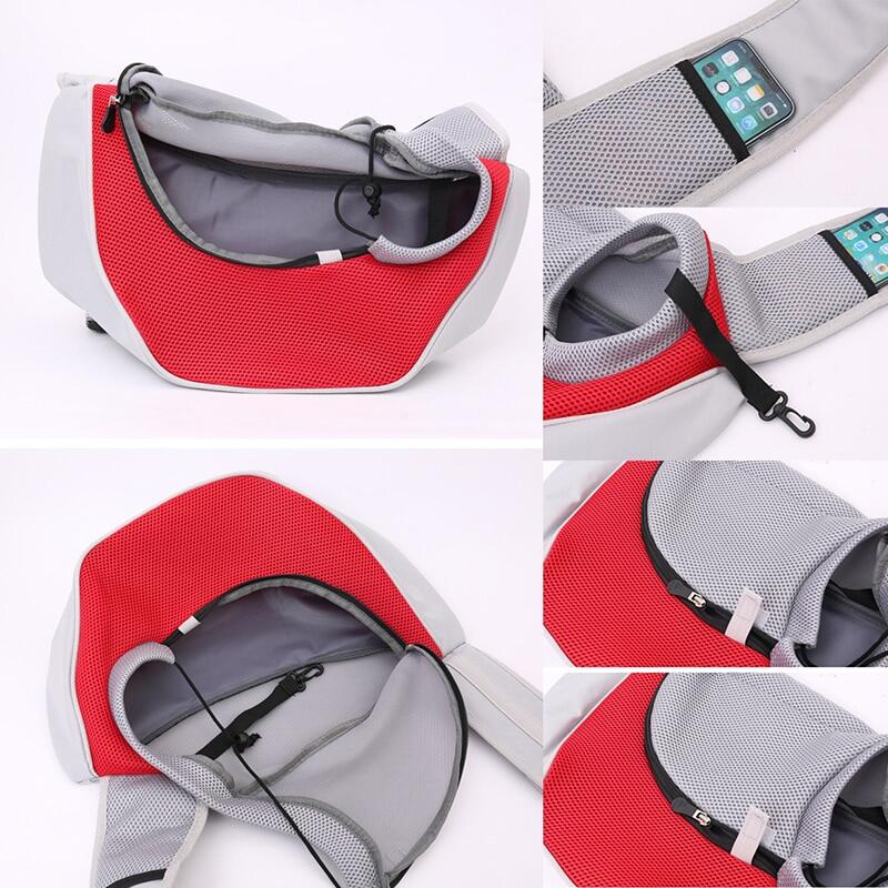 Mèo Tàu Sân Bay du lịch ngoài trời Chó Túi Đeo Vai Lưới Oxford Comfort Duy Nhất Thời Trang Thoáng Khí Túi Xách Đeo Chéo phụ kiện thú cưng