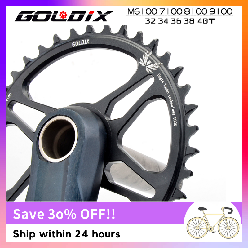 Bộ Giò Dĩa GOLDIX, Thích Hợp Cho Crankset Deore Xt M6100 M7100 M8100 M9100 12S Vòng Xích Xe Đạp Leo Núi Xích Xe Đạp Leo Núi 32T 34T 36T 38T 40T Bánh Xích Xe Đạp Bản Rộng Hẹp