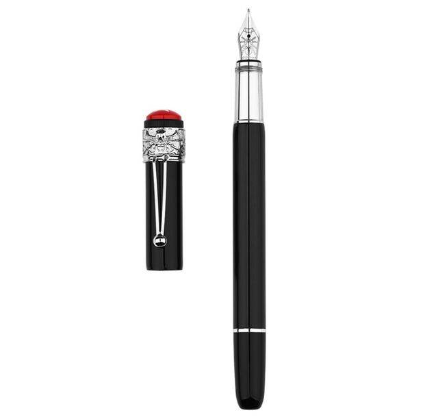 Majohn master bút máy kim loại f9 bút mực rắn/nhện pittông hộp nguyên bản 0.5mm ngòi f