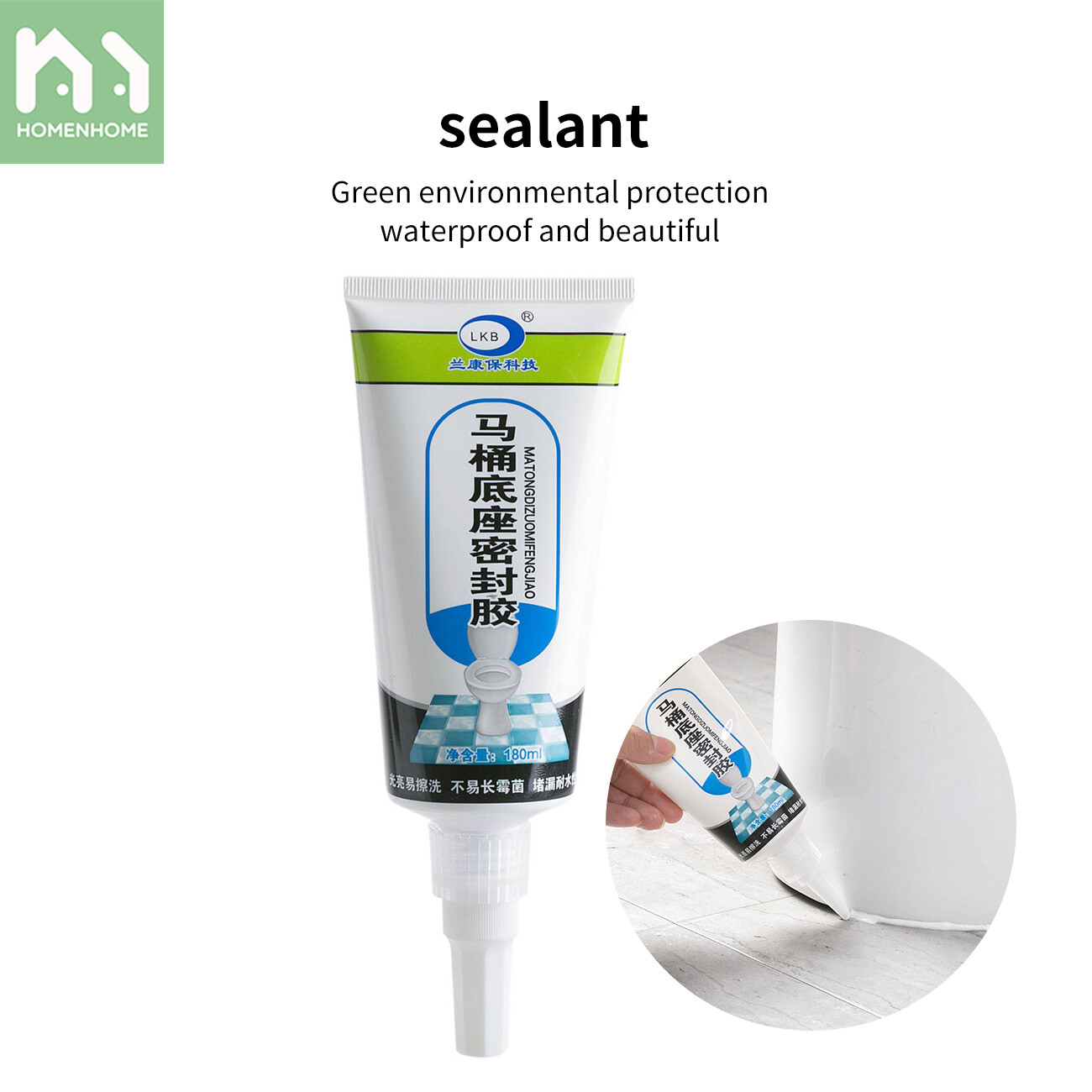 Homenhome chất chống thấm nước và chống nấm mốc sửa chữa tường 180ml chất độn khe hở cho bồn tắm chất độn gạch bồn rửa