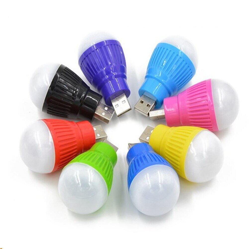 Colorful Pvc 5V 5W Usb Bulb Light Portable Lamp Led 5730 For Hiking Camping Tent Travel Work With Power Bank Notebook