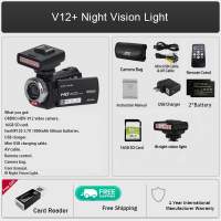 ORDRO HDV-V12 HD 1080P 30fps 30MP Video Camera IR Night Vision Video Recorder Camera mini camera Portable DV Camcorder