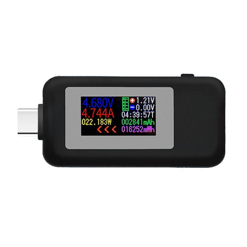 Kws-1902c thiết bị kiểm tra usb hiển thị màu type-c đồng hồ đo điện áp theo dõi dòng điện, máy dò sạc dự phòng pin di động