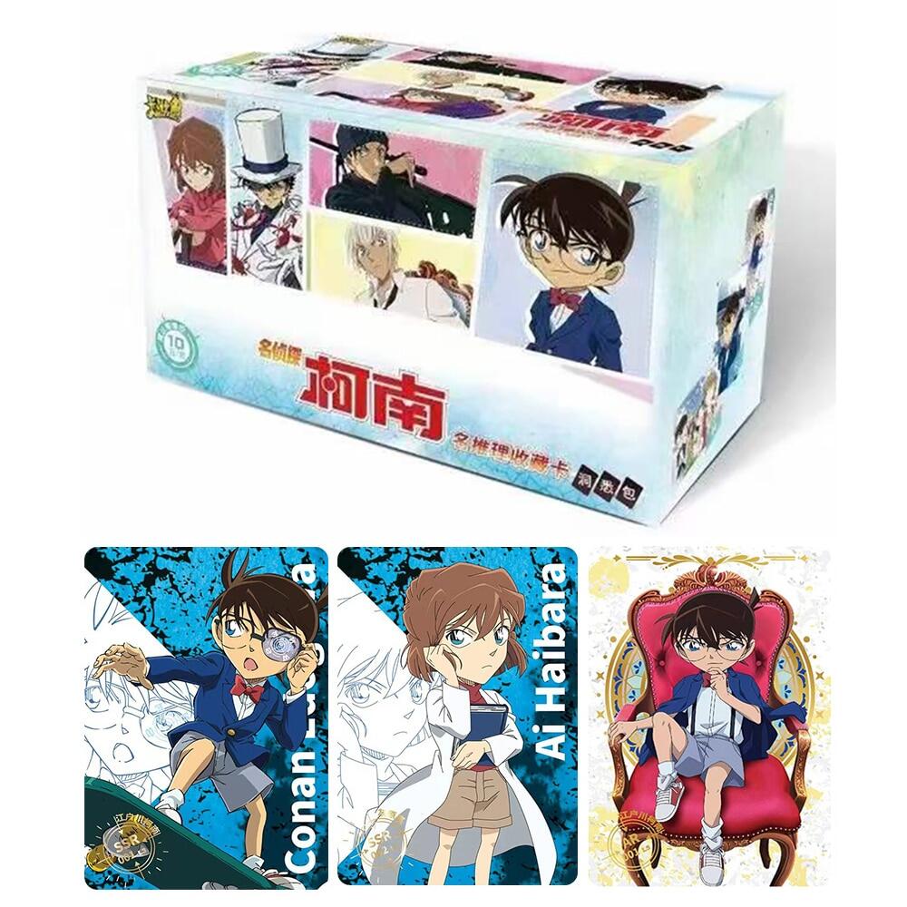 Genuine Detective Conan Famous Reasoning Collection Card Insight Pack Anime Comic Collection Card Children's Toy Gift