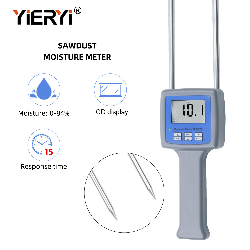 Yieryi Máy Đo Độ Ẩm Kỹ Thuật Số TK100 Cầm Tay Cho Ngũ Cốc, Hóa Chất, Hạt Nhựa, Bột Xà Phòng, Đất