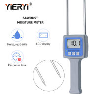 Yieryi Professional เครื่องทดสอบความชื้นมิเตอร์แอลซีดีดิจิตอล TK100 ไม้เส้นใย วัตถุดิบเคมี Hay ฟาง bran Fiber วัสดุวัดช่วง 0 - 80%