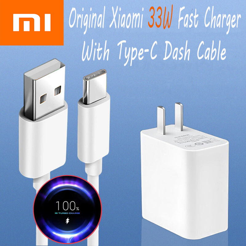 Sạc Xiaomi 33W Chính Hãng Sạc Nhanh Bộ Sạc Tường USB Bộ Chuyển Đổi Nguồn Một Cổng Cho iPhone Huawei Xiaomi PD3.0 10 11 9T Pro Redmi Nota 9 10 Pro K40 30 Poco X3
