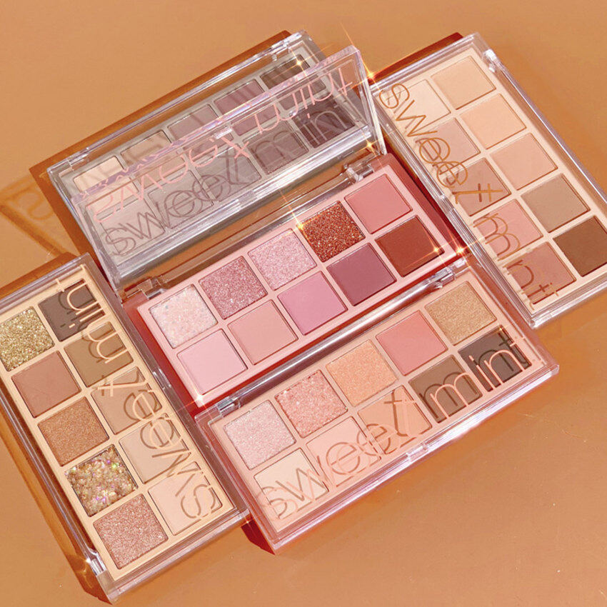 Bảng phấn mắt tông màu ngầu bảng màu khói nude bảng phấn mắt nhũ lấp lánh phấn mắt màu nâu mềm bộ phấn mắt phấn mắt cao cấp