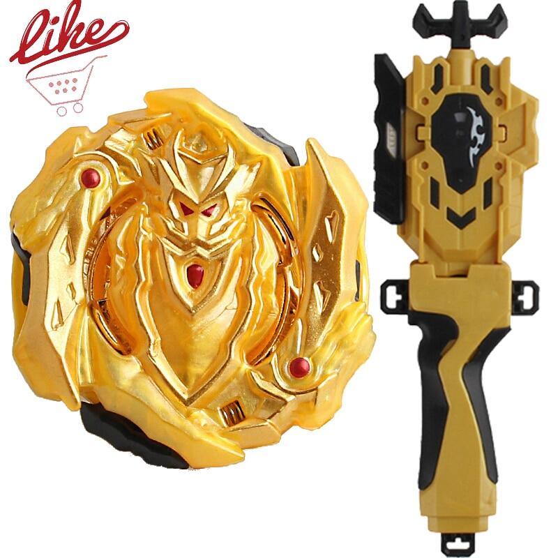 Laike con quay beyblad burst b00-129 cho-z achilles super z gold b129 với tay cầm bệ phóng bộ đồ chơi cho trẻ em