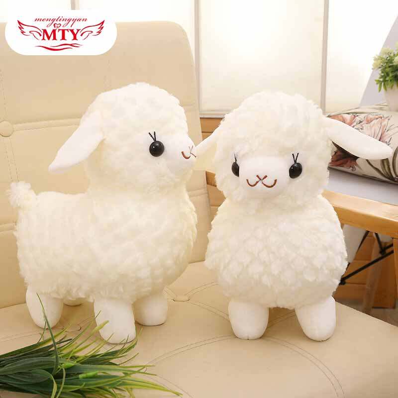 Cute Plush Toys Simulation Alpaca Little Sheep Soft Stuffed & Plush Animals Funny Doll Lamb for Kids Children Gifts ราคา 175 บาท*ส่งฟรี