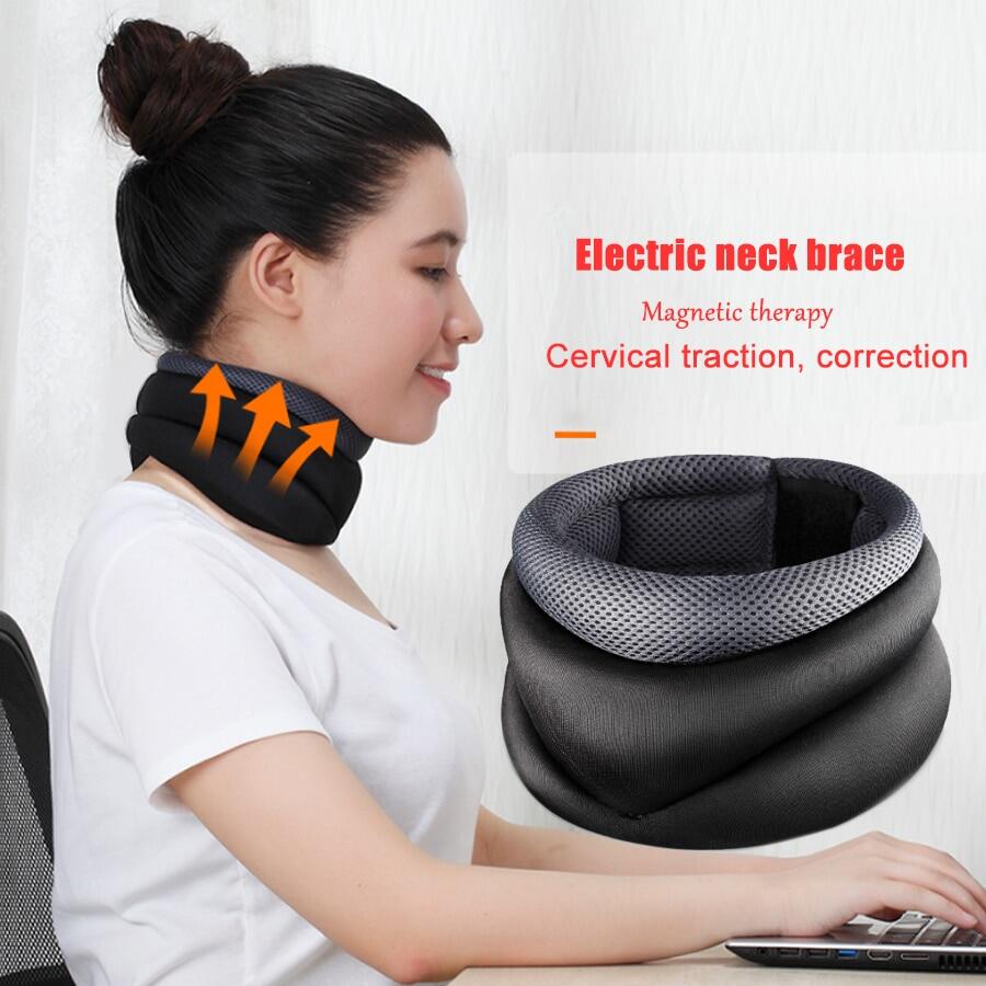 Đai cổ hỗ trợ nẹp cổ đai bảo vệ đốt sống cổ giảm đau ấm đai điều chỉnh tư thế trị liệu từ tính
