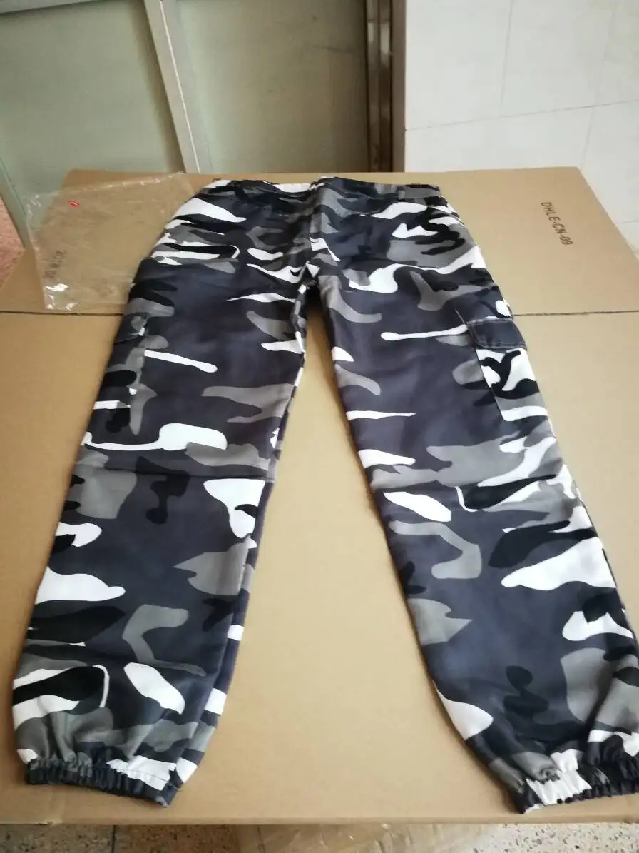 red camo cargo trousers