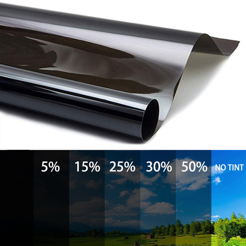 Phim dán màu cửa sổ miếng dán kính bóng râm 5%-50% vlt cho xe hơi phim dán lá uv