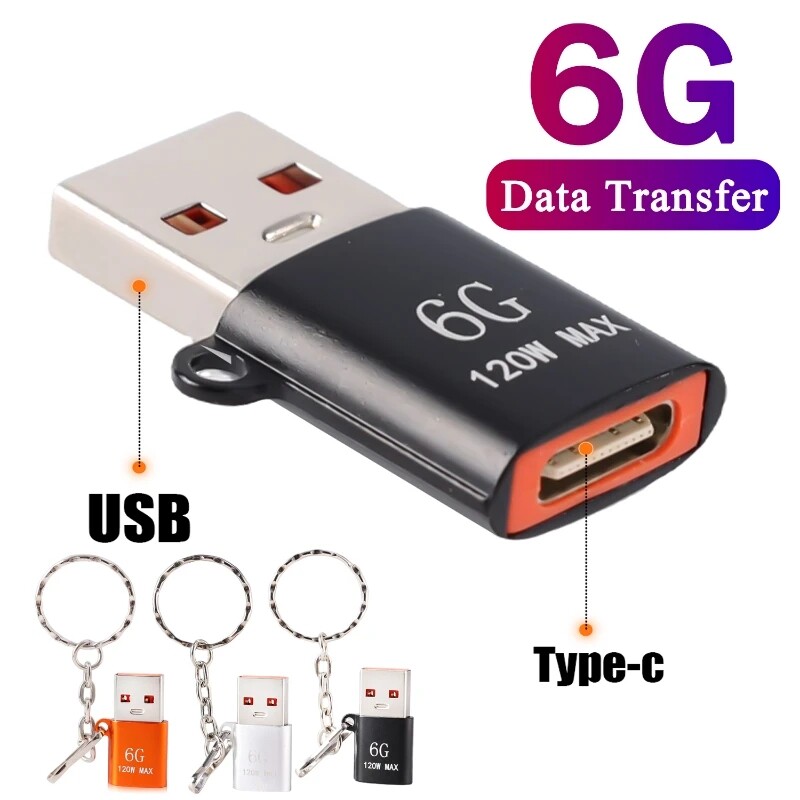 6Gpbs USB để Loại C truyền dữ liệu Loại bộ chuyển đổi C nữ để USB 3.0 nam chuyển đổi nhanh chóng đầu nối sạc cho Macbook Samsung Xiaomi phổ