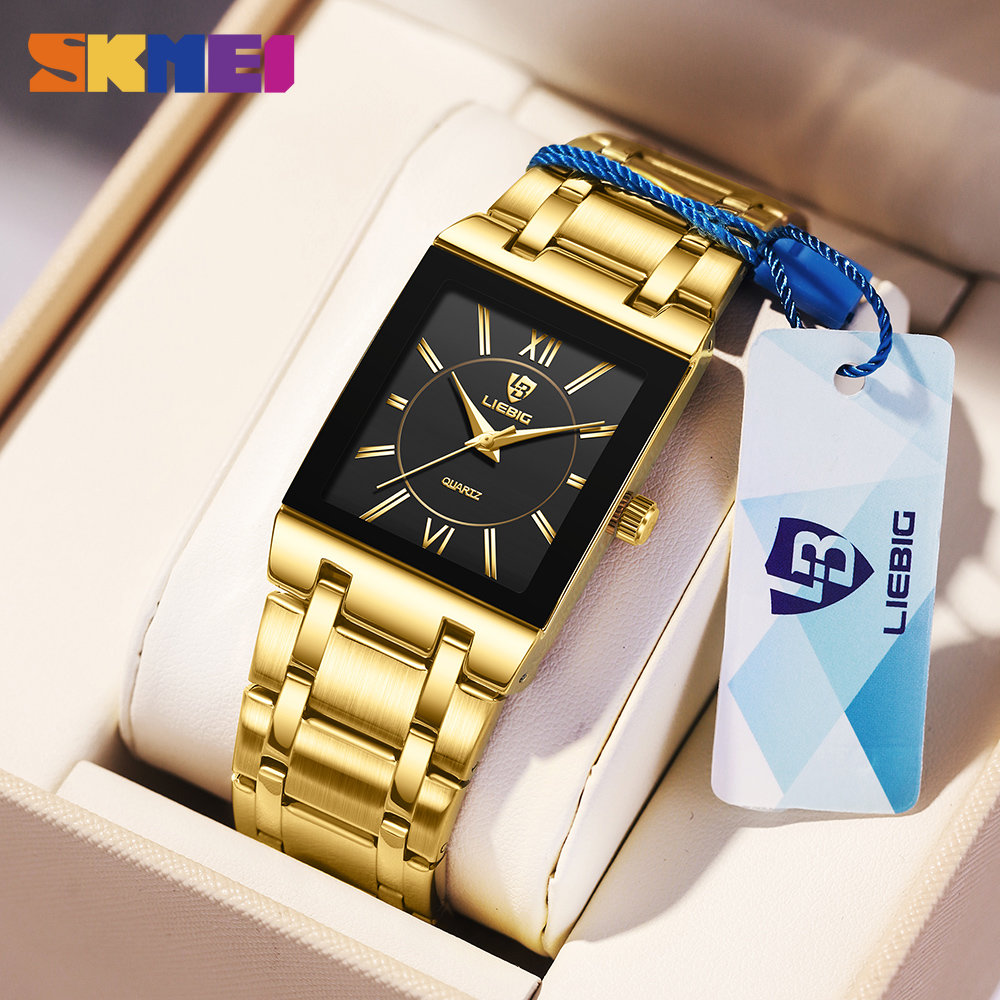 นาฬ/Women's check C wall Metz SKMEI watch casual fashion watches stainless steel waterproof wrist watch for women L1029 ราคา 288 บาท*ส่งฟรี