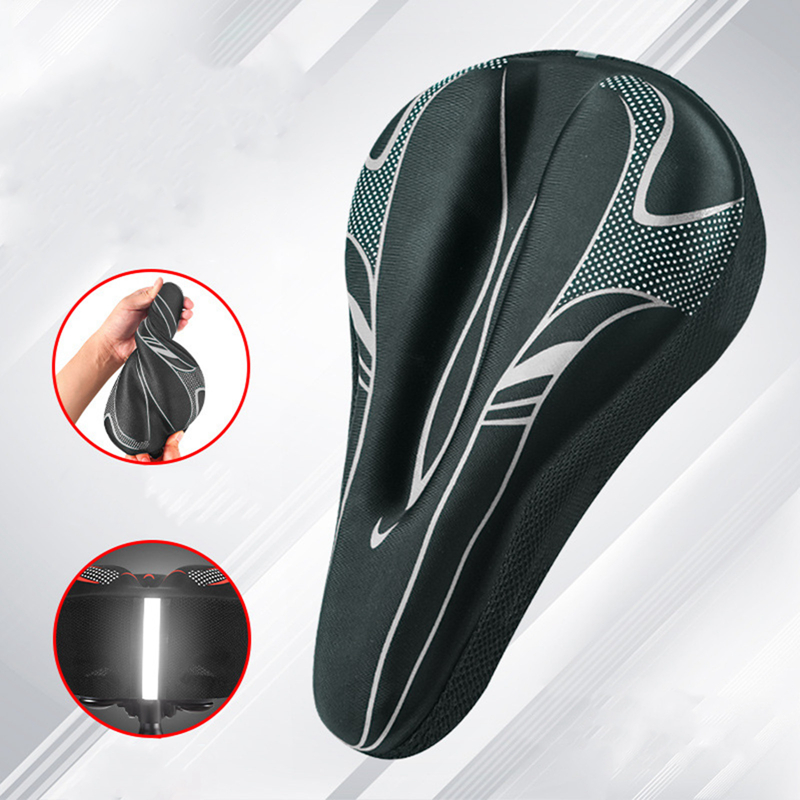 3D gel bọc yên xe đạp nam nữ MTB đường được Đệm gel Yên Xe Đạp lớp đệm bằng gel mềm ghế xe đạp leo núi Yên Xe Đạp bìa cho Phụ kiện đi xe đạp