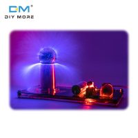 diymore Tesla Coil DIY Kit Touchable Plasma Ball Spark Gap Arc Generator สำหรับการสอนฟิสิกส์การทดลองวิทยาศาสตร์ 12V 2A