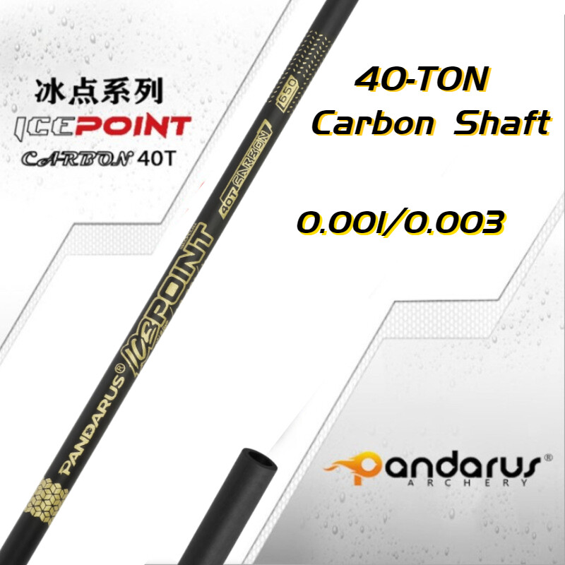 Pandarus icepoint 3.2mm 40T carbon cao arrowshafts cạnh tranh đào tạo Carbon arrowshafts 0.001/0.003(with nocks/points)outdoor fishing