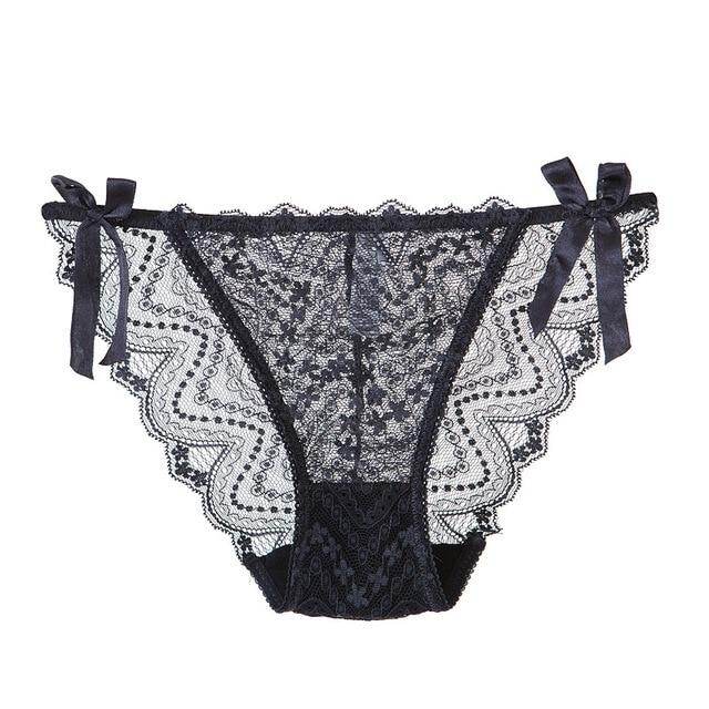 BEFORW Summer Ultra-thin Panties Cute Bow Low Rise Transparent Panties Women Sexy Lingerie Underwear Women Lace Panties Briefs BEFORW Summer Ultra-thin Panties Cute Bow Low Rise Transparent Panties Women Sexy Lingerie Underwear Women Lace Panties Briefs