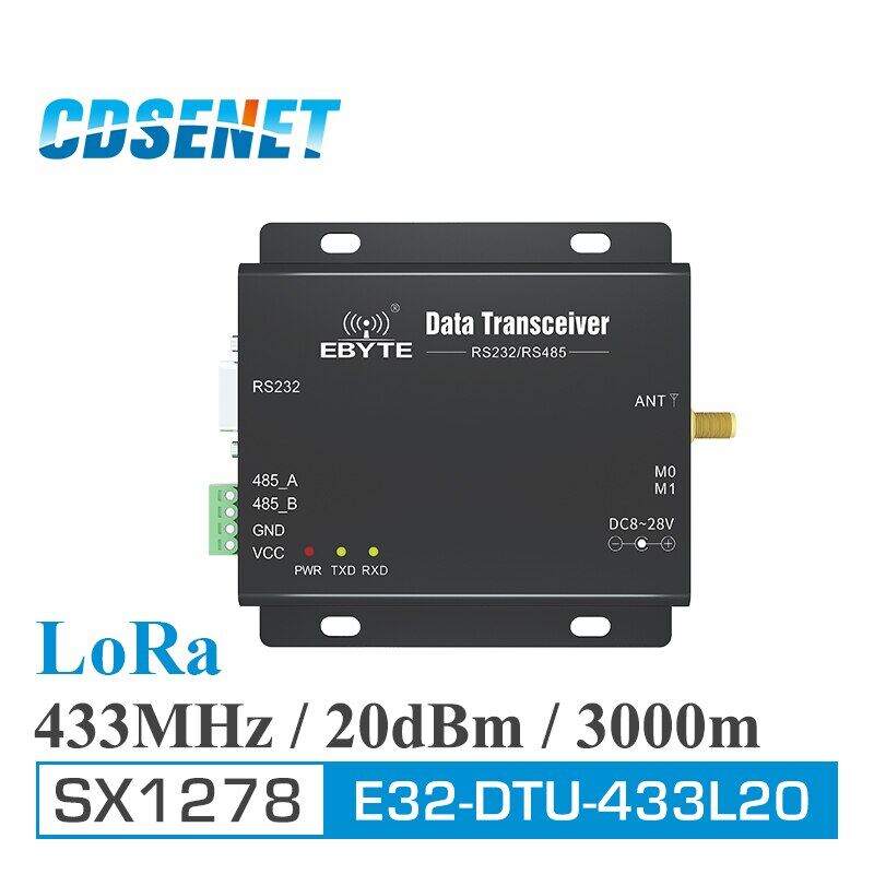 Rs232 rs485 e32-dtu-433l20 lora 433mhz 100mw smart devices > fitness & activity tracker accessories > straps