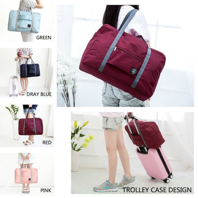 Borsa palestra pieghevole in nylon impermeabile organizer viaggio_voghion.com