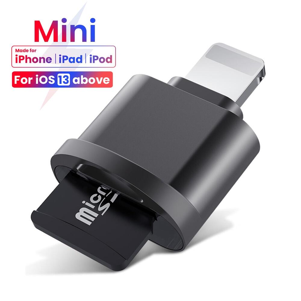 Bộ chuyển đổi đầu đọc thẻ micro sd tf cho ios 13 trên đầu đọc thẻ nhớ otg ngoài cho 13 12