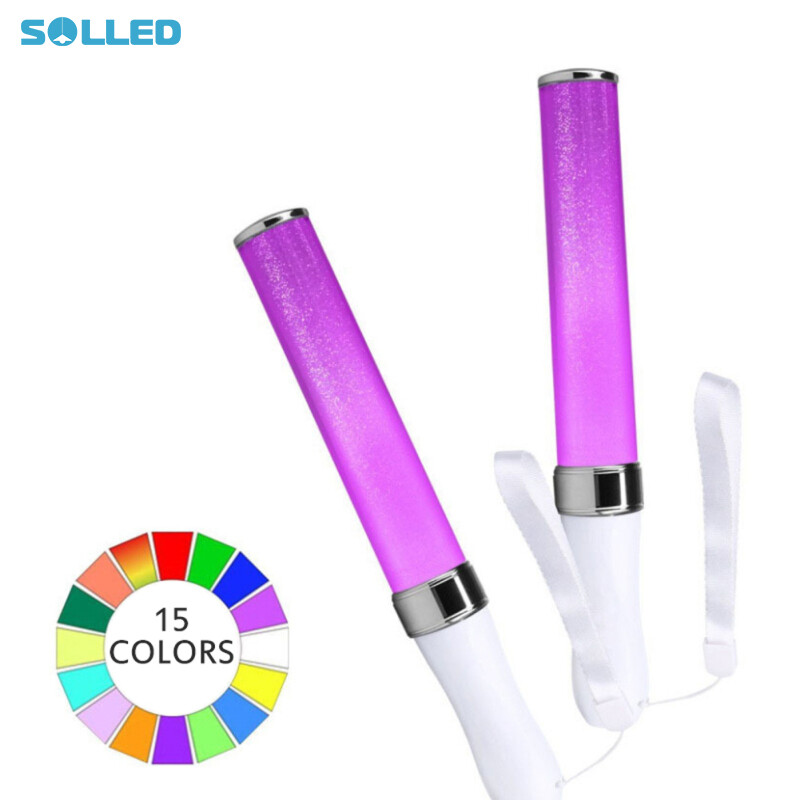 3W 15 Màu-Thay Đổi Que Phát Sáng Chạy Bằng Pin Dmx Điều Khiển Từ Xa Glow Stick Cho Các Buổi Hòa Nhạc Bên Lễ Kỷ Niệm