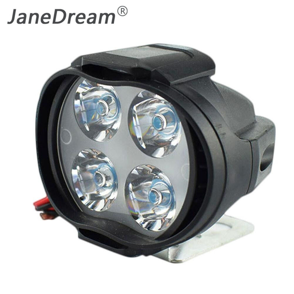 JaneDream Đèn Led 1000lm, đèn pha ánh sáng siêu rõ, chống sương mù cho xe máy - INTL
