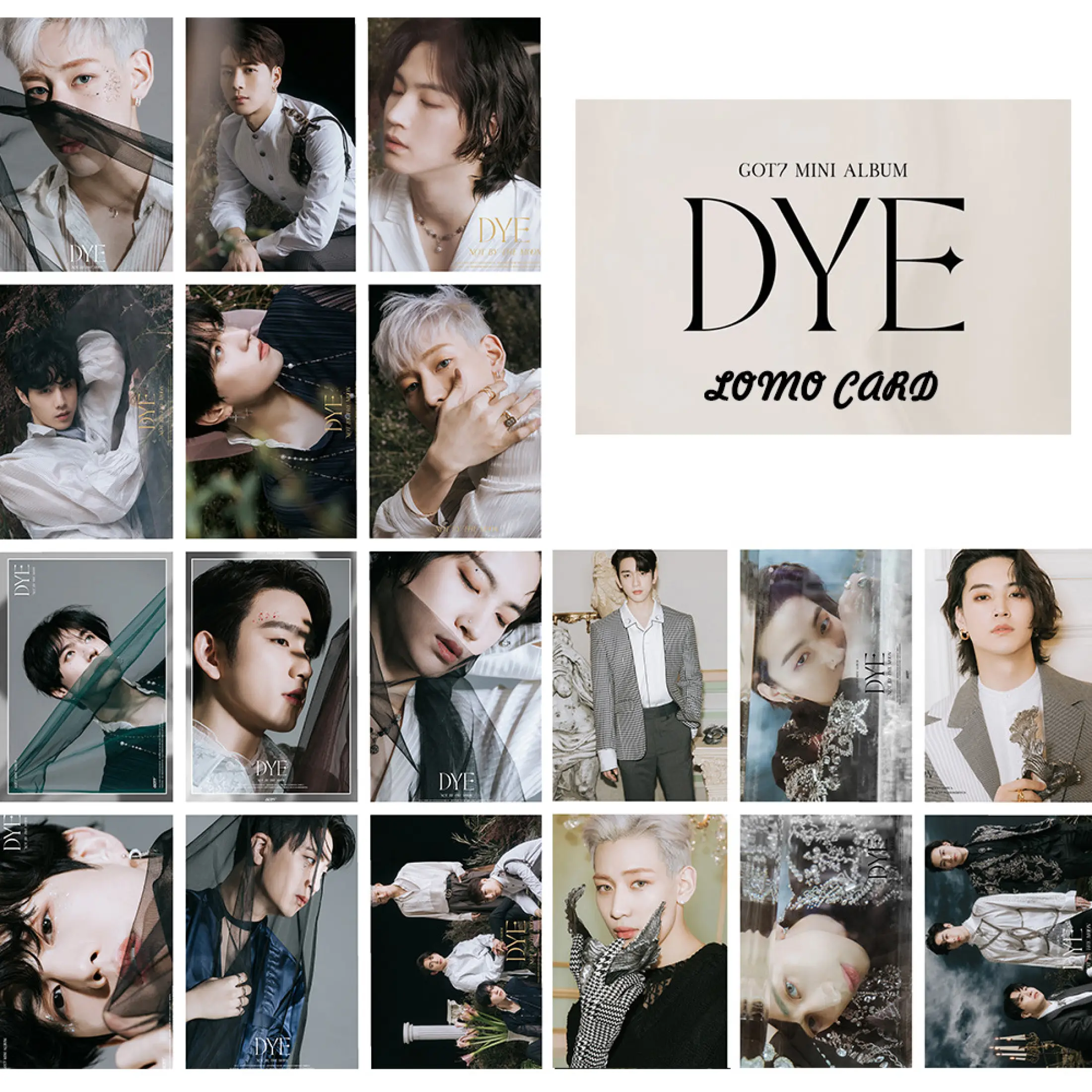 16pcs Set Kpop Got7 New Album Dye Photo Card Lomo Card Postcard For Fans Collection Mark Jackson Jb Wholesale New Arrivals Lazada Singapore