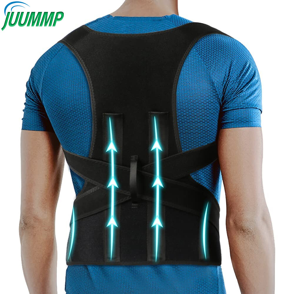 Juummp tư thế cột sống dụng cụ chỉnh sửa bảo vệ lưng vai đai chỉnh tư thế gù lưng giảm đau lưng nẹp lưng máy ép tóc