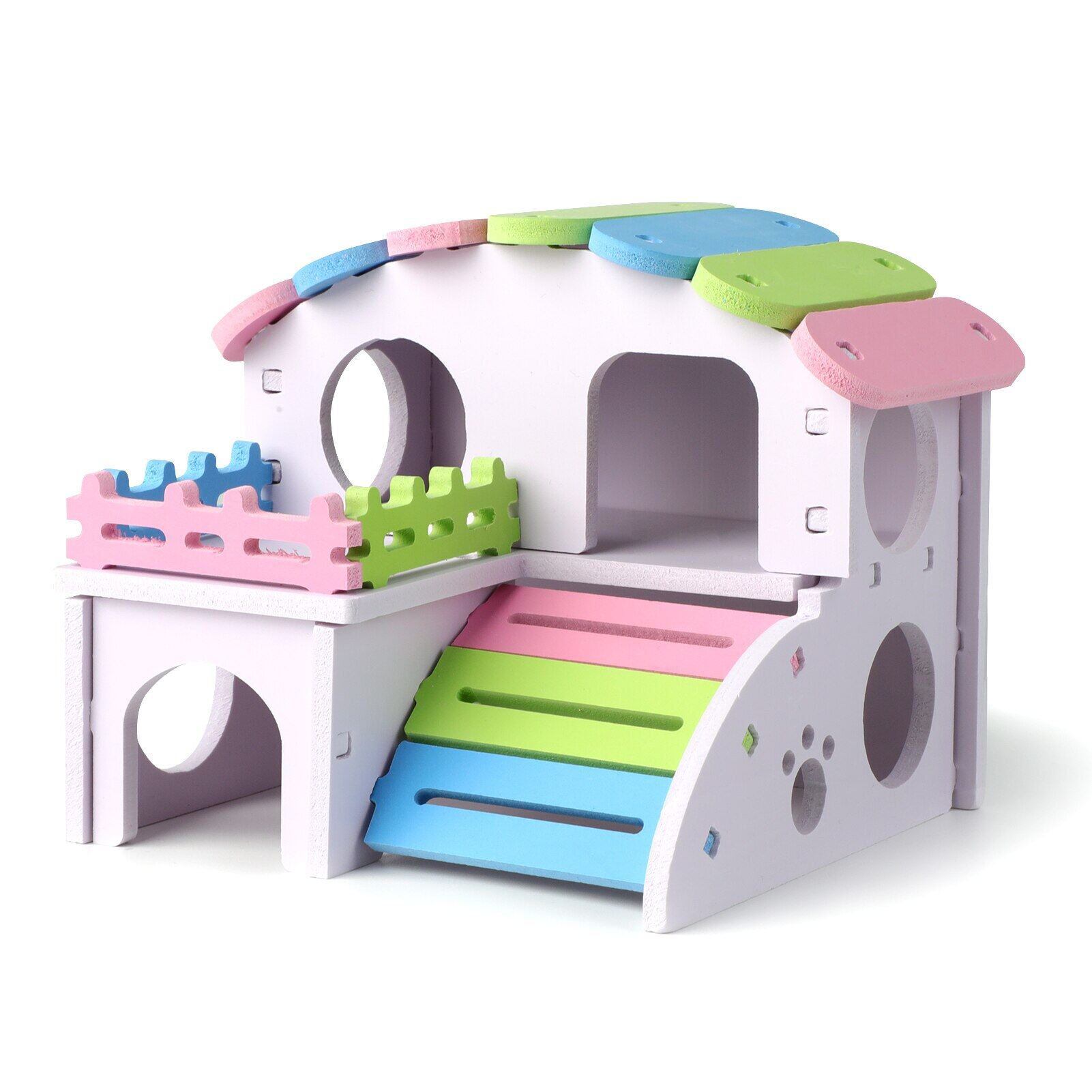 Búa gỗ Nhà ẩn sóc nhím biệt thự môi trường sống thú cưng nhỏ hamster Tiểu Luận chinchilla lợn guinea Phụ kiện cho thú cưng