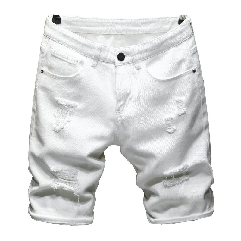 white jeans shorts mens