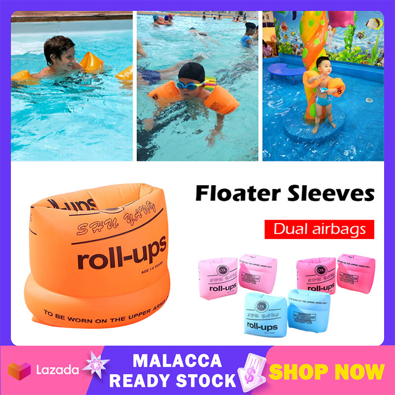 Children Safety Sleeves Kids Inflatable Swimming Pool Float Ring Arm Band New 