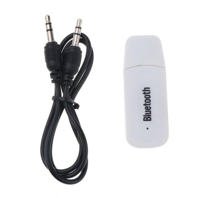 Đầu nhận Bluetooth 5.0 AUX Adapter Dongle âm thanh Bộ chuyển đổi không dây cho PC ô tô tai nghe mic 3.5mm jack receptor có cáp âm thanh