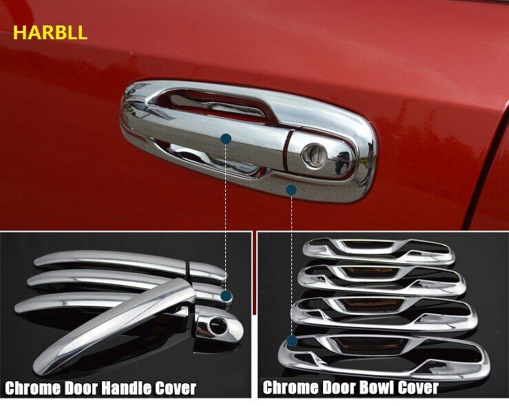 Ốp Tay Nắm Cửa Xe Hơi Cho Chevrolet Lacetti Optra Daewoo Nubira Suzuki Forenza Holden Viva Miếng Dán Mạ Crôm Trang Trí Ngoại Thất Xe Hơi