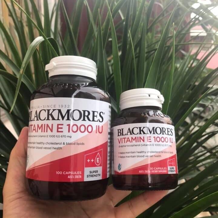 Vitamin e blackmores úc 1000iu, lọ 30 viên